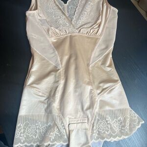 Elegant Cream Lace Bodysuit